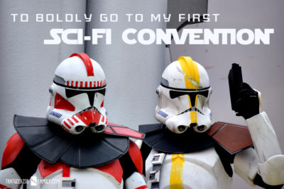 Are you afraid to go to a sci-fi convention (Comic-Con, Fandays, Dragon Con) because you are afraid they will be too geeky or you won't fit in? Never fear, Mom, they are fun, exciting for the kids, and you'll have a blast!