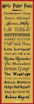 Look at all the great Harry Potter inspired free fonts! Perfect for our birthday party invites and scrapbook pages!