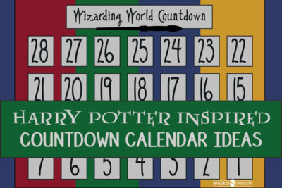 Celebrate your trip to the Wizarding World of Harry Potter, your child's themed birthday party or even Christmas with these great countdown calendar ideas.