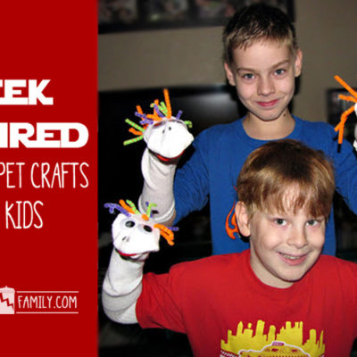 Geek Inspired Sock Puppet Crafts for Kids