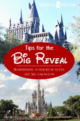 Surprising your kids with a trip to Universal Harry Potter or Disney? Here are 8 tips for the Big Reveal to make it a special memory for your family forever!