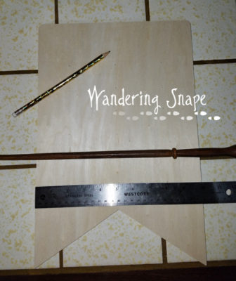 Make your own harry potter wand holder