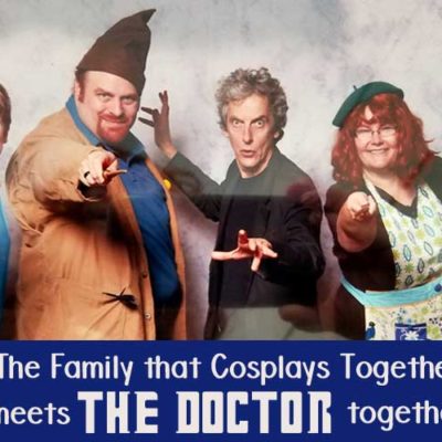 The Family Who Cosplays Together Meets The Doctor Together!
