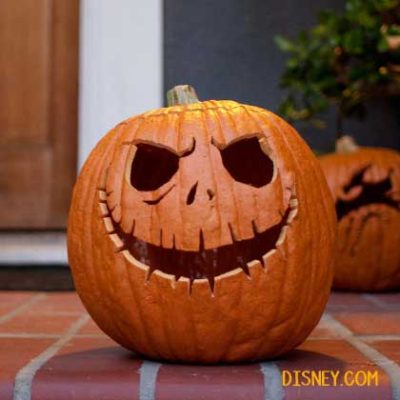 Don't let pumpkin carving season be stressful. Here are some easy DIY, geeky pumpkin carving ideas! Disney Jack Skellington Carved Pumpkin