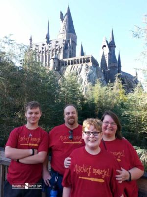 Hogwarts Castle Photo Op - Our first visit to Universal Orlando and Wizarding World of Harry Potter - come check it out for details on vacation planning and having fun!