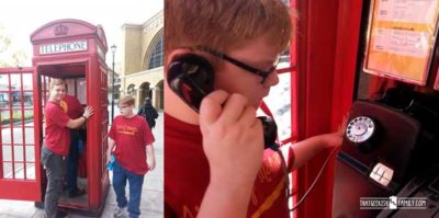 Ministry of Magic Phone Booth - Our first visit to Universal Orlando and Wizarding World of Harry Potter - come check it out for details on vacation planning and having fun!